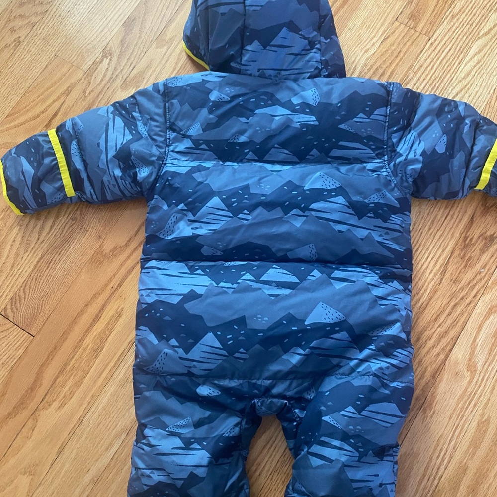 Columbia Blue and Yellow Kids Jacket - Picture 4 of 4